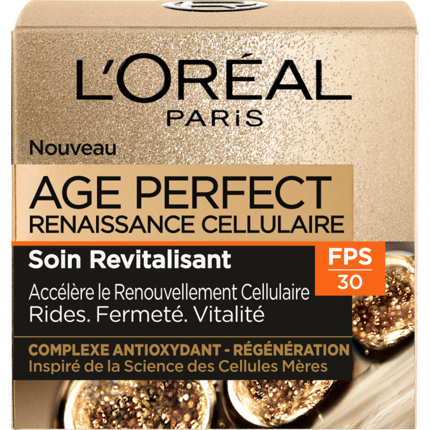 L'Oréal Paris Age Perfect Crème de Jour FPS 30 Anti-Âge, Anti-rides, Fermeté, Vitalité