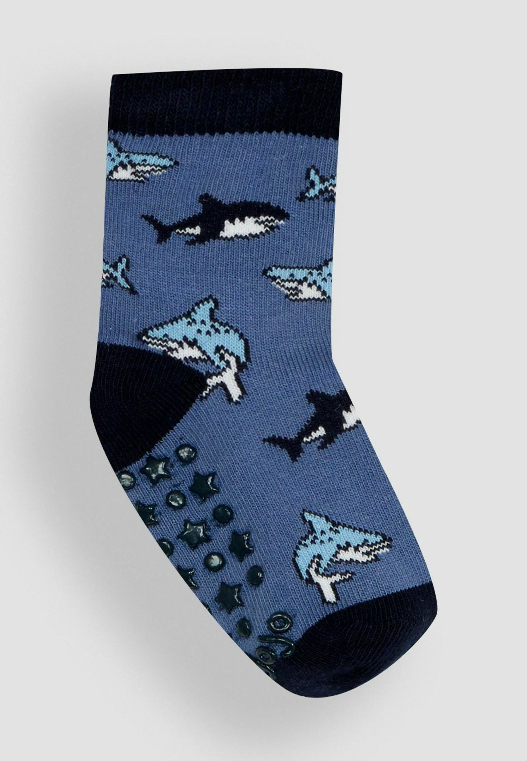 JoJo Maman Bébé 3-PACK SHARK REGULAR FIT - Calcetines