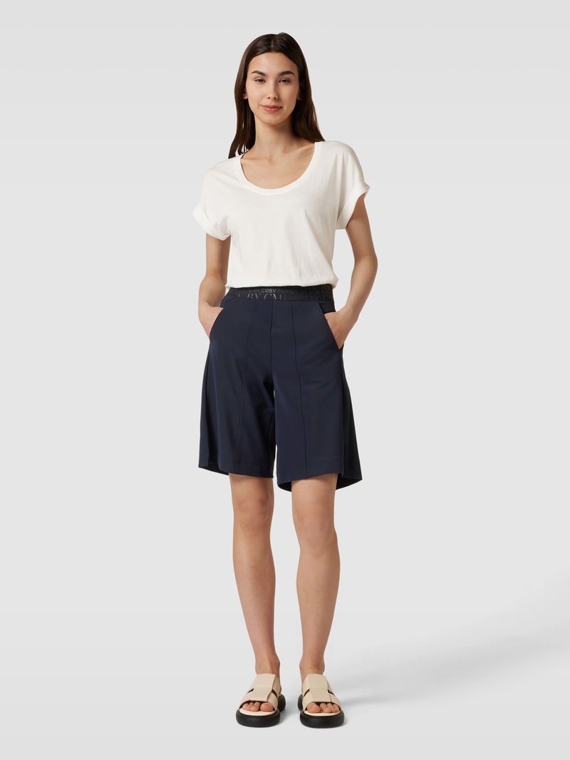 Bermudas mit elastischem Bund Modell 'BEVERLY' in marineblau