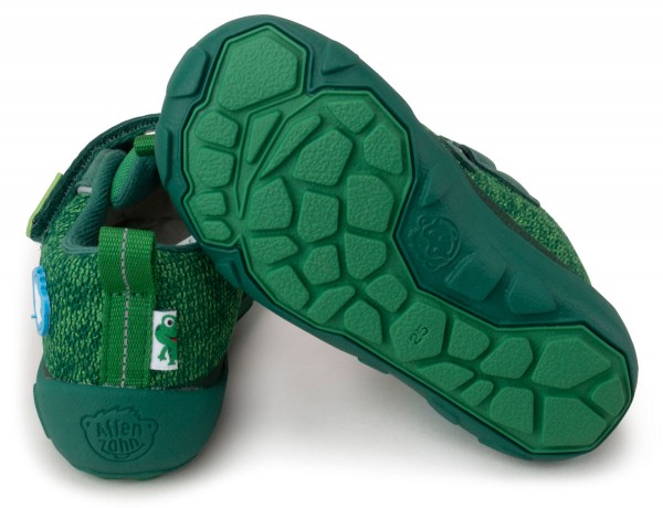 Affenzahn ~ Happy Knit vegan LowBoot + TEX ~ Frosch