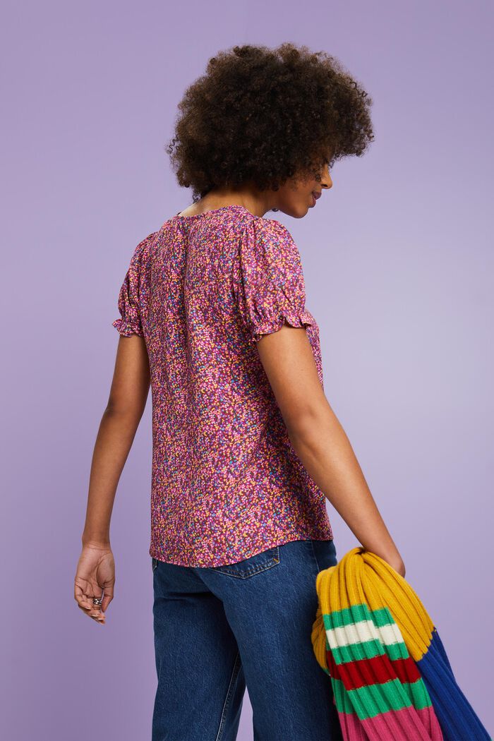 Bluse mit Print, LENZING™ ECOVERO™