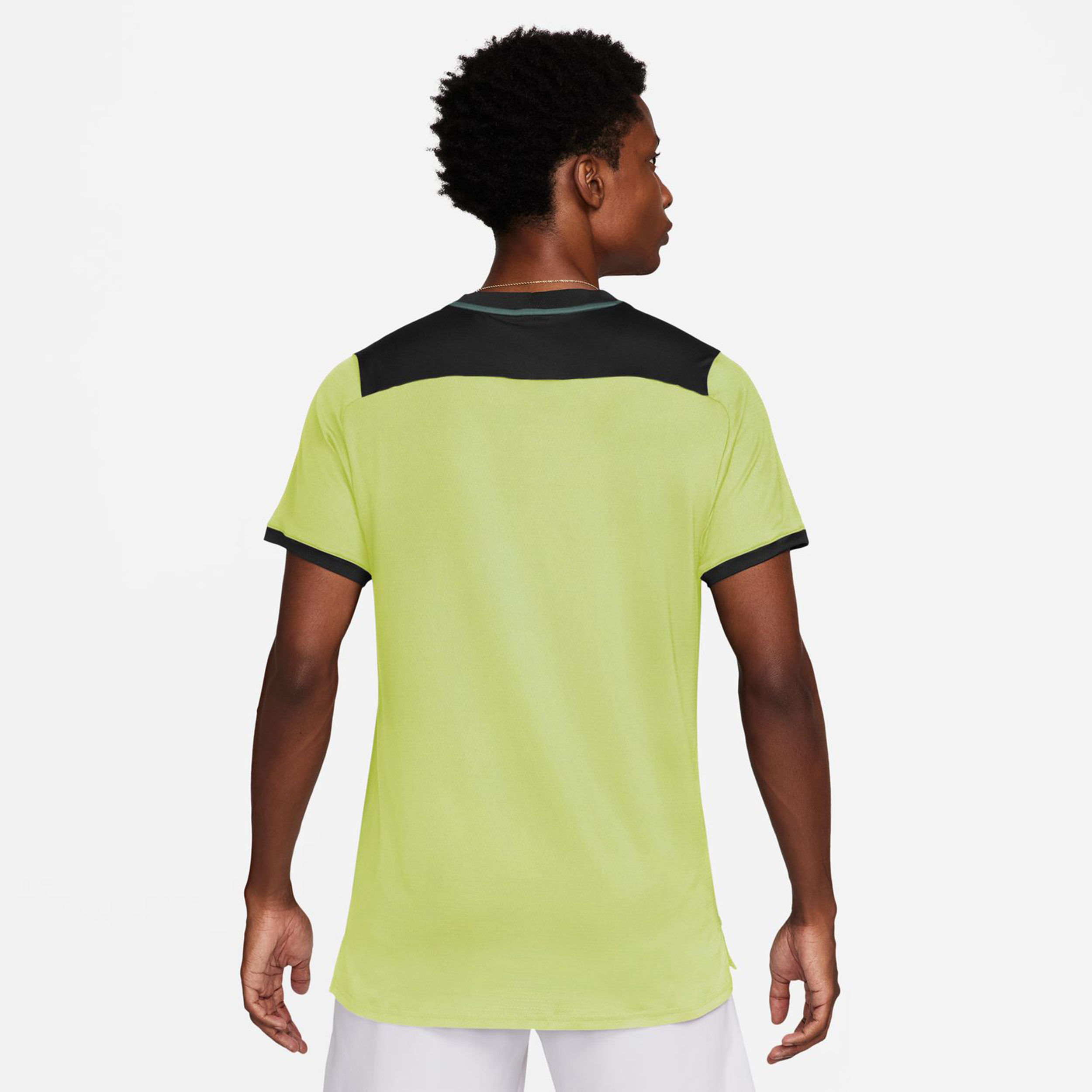 Court Dri-Fit Advantage T-Shirt Herren - Zitronengelb, Schwarz