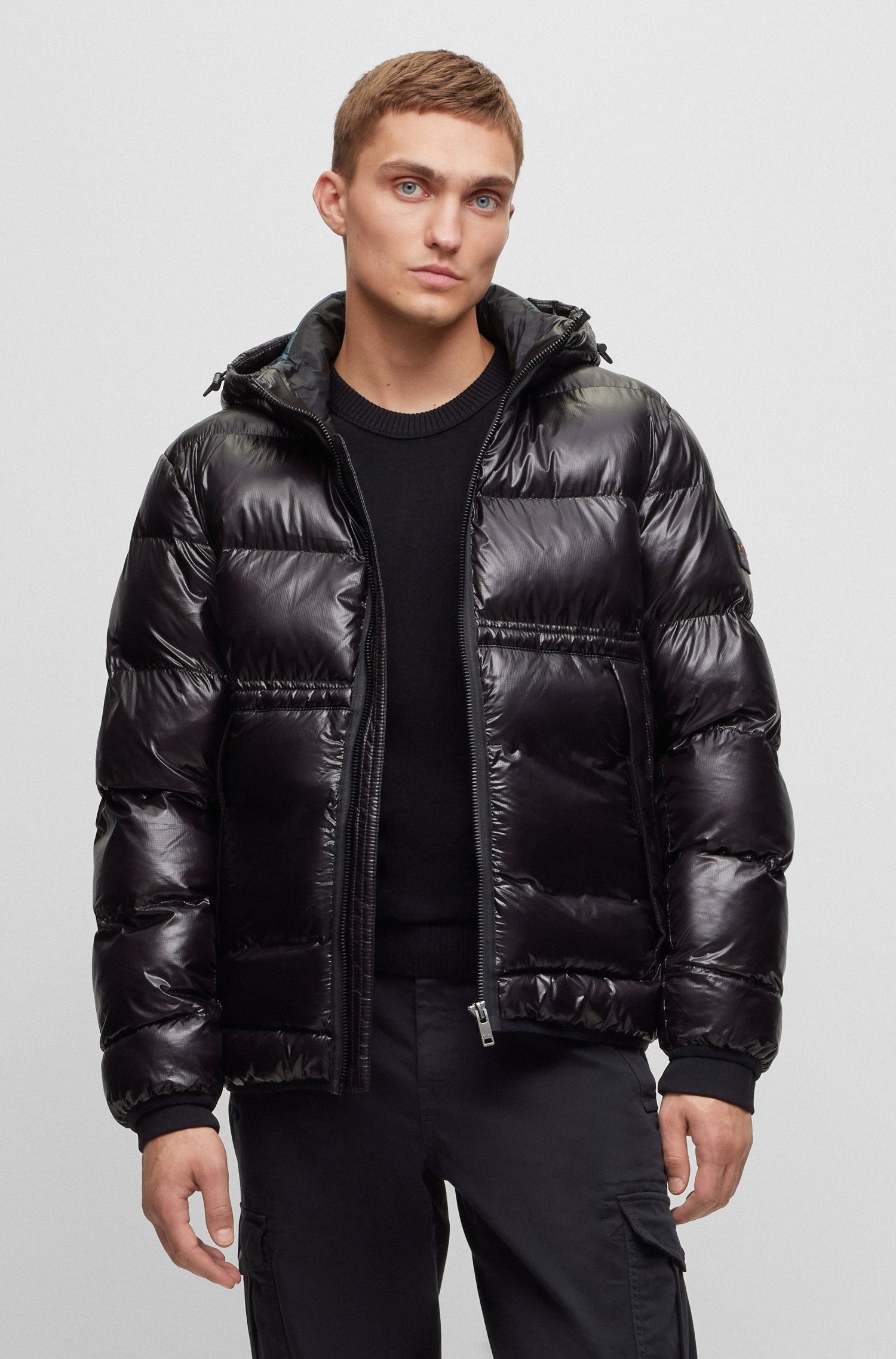 BOSS ORANGE Outdoorjacke Okobra mit großen Vordertaschen