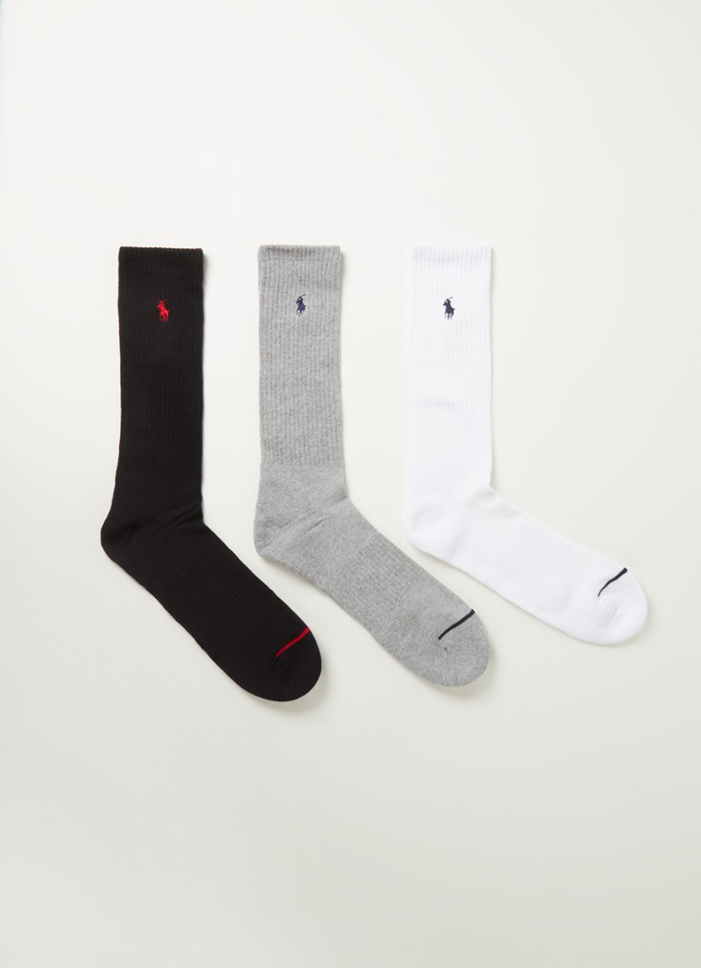 Set de 3 perechi de șosete cu logo-ul Ralph Lauren