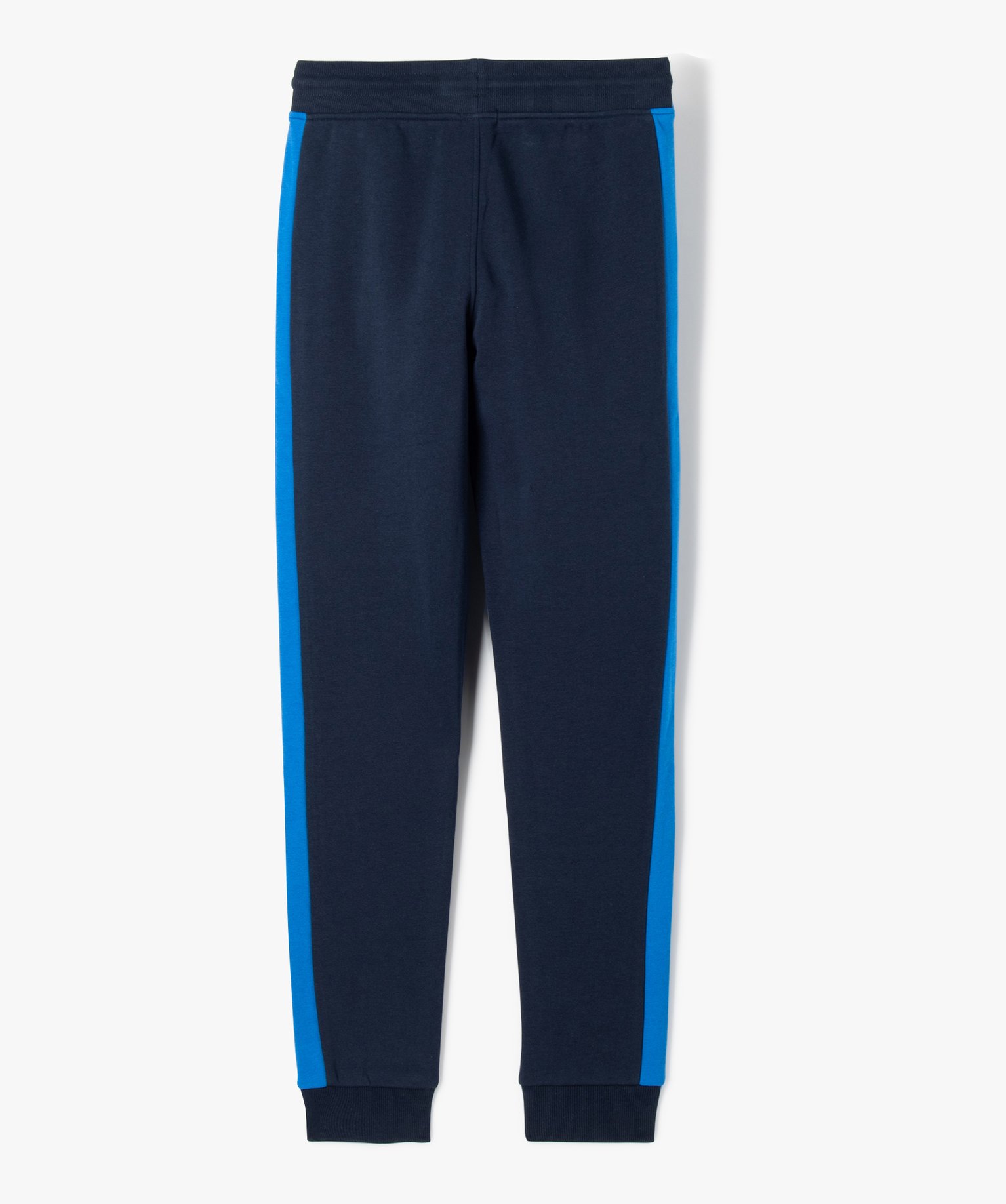 Pantalon de jogging avec bandes contrastantes Garçon marine | GEMO
