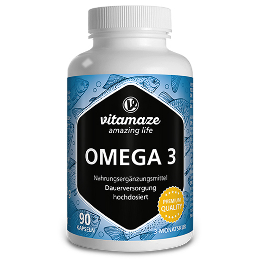 OMEGA-3 1000 mg EPA 400/DHA 300 hochdosiert Kaps.  90 St  Kapseln