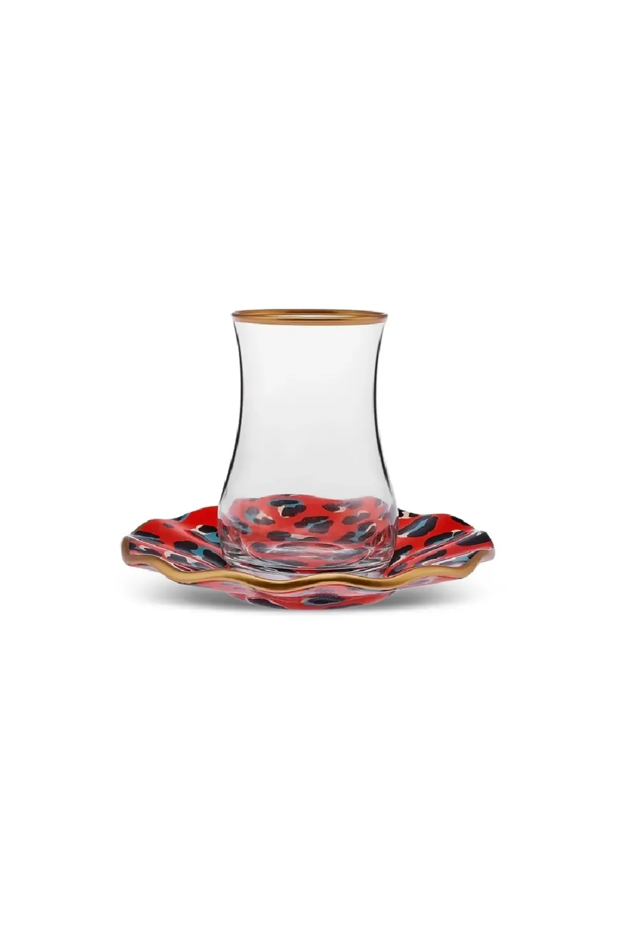 Karaca  Leona 12-teiliges Teeservice für 6 Personen - Elegantes Porzellanservice