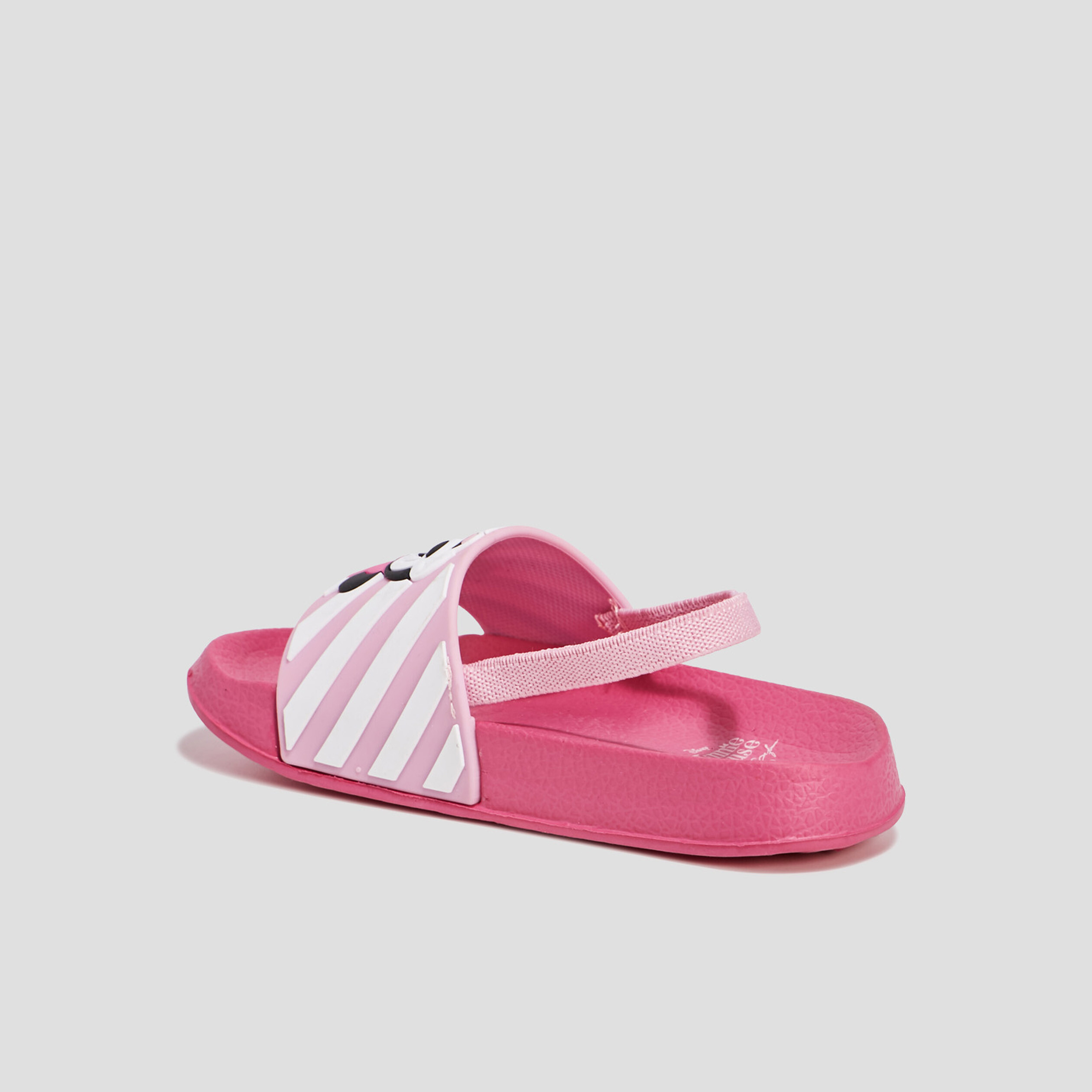 Mules de plage Minnie rose fille | La Halle