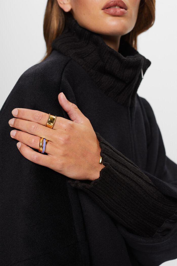 Jacke aus Wollmix mit Kaschmir