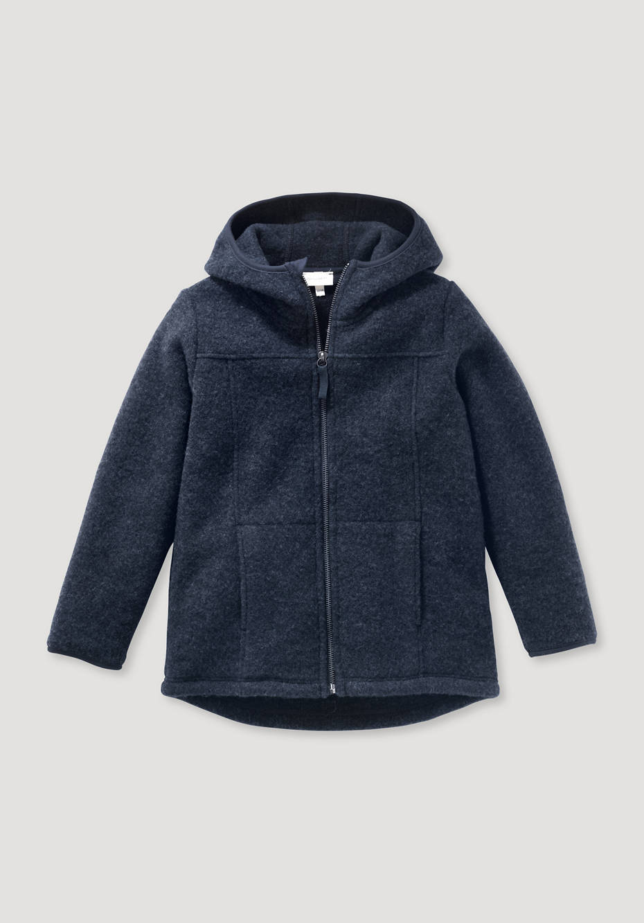 Wollfleece-Jacke aus reiner Bio-Merinowolle