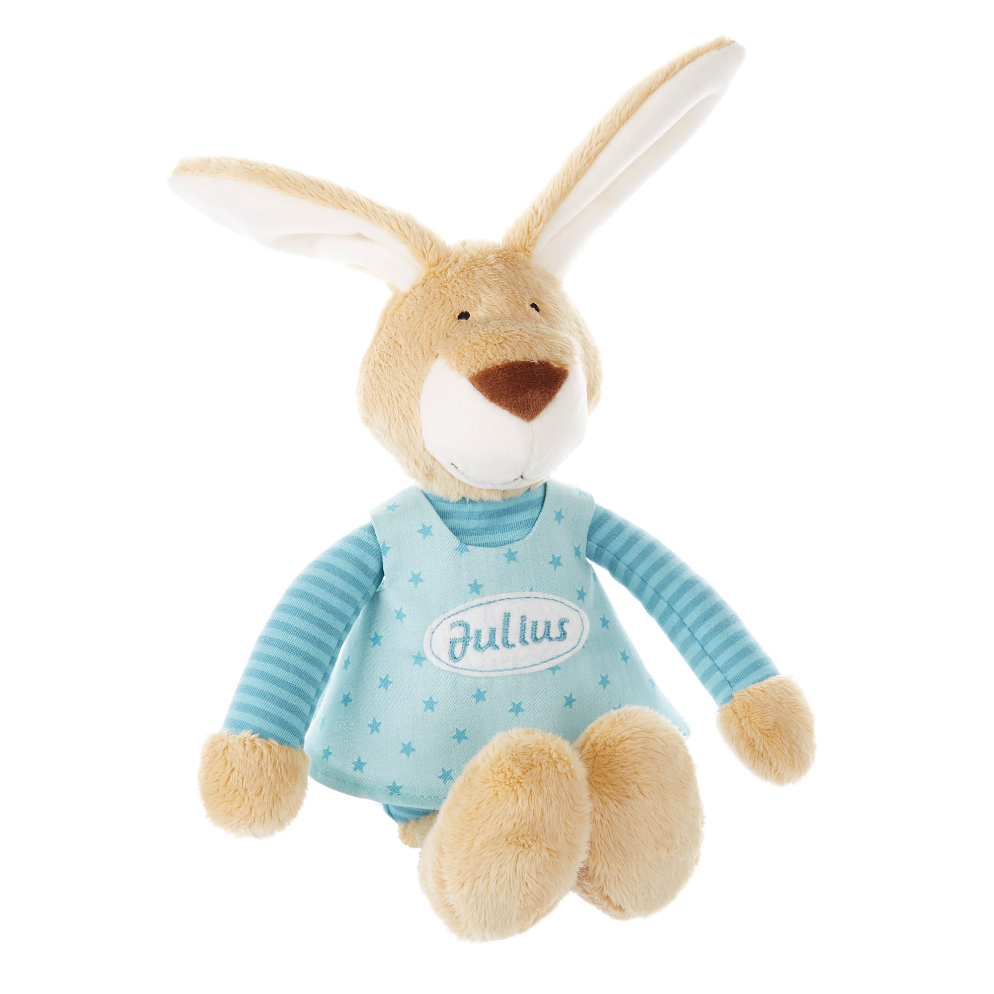Namensspielfigur Hase türkis