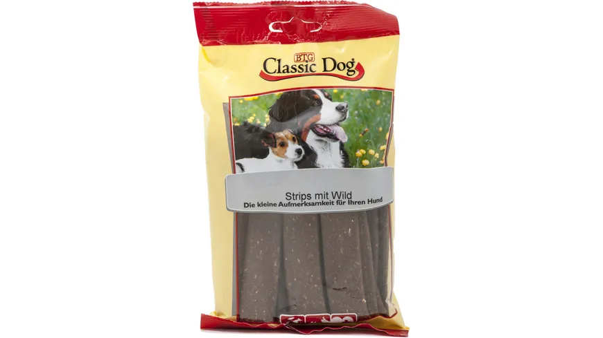 Classic Dog Hundesnack Strips mit Wild 2er