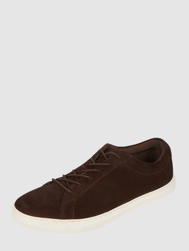 Sneaker aus Veloursleder Modell 'Galaxy' in dunkelbraun