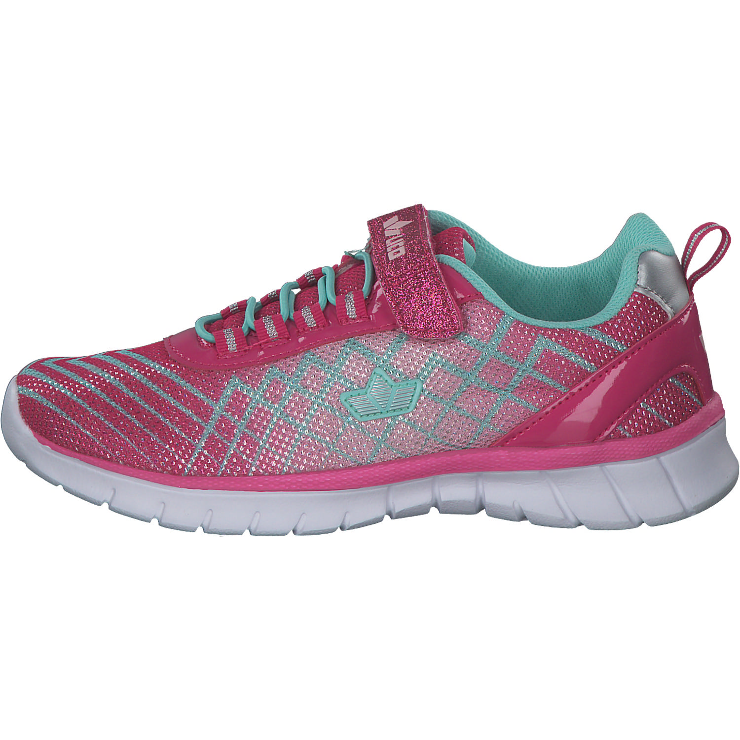 Geka Lenja VS, Sneakers Low, Kinder, pink/rosa/tUErkis