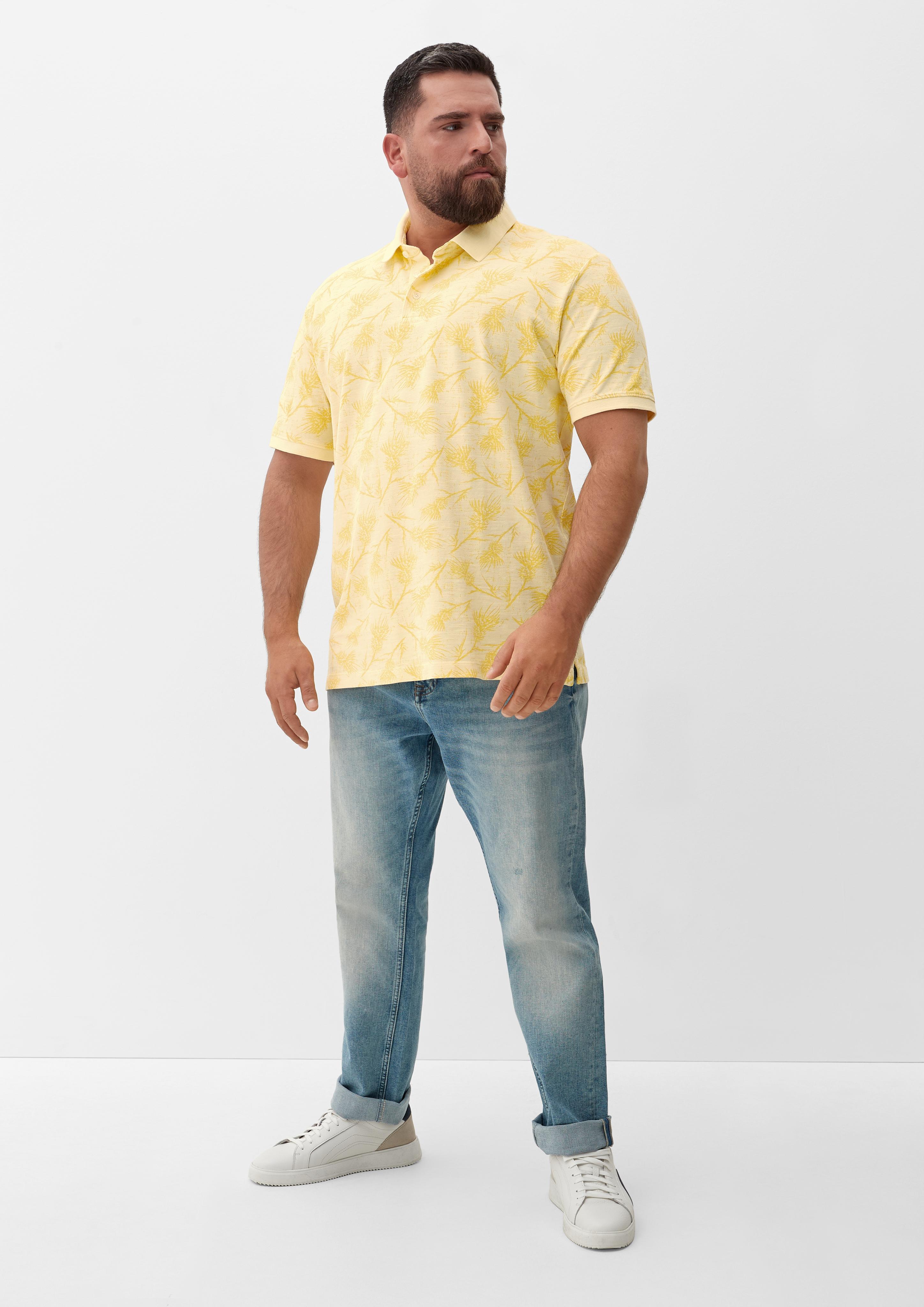 Poloshirt mit Allover-Print  2133023-13A5