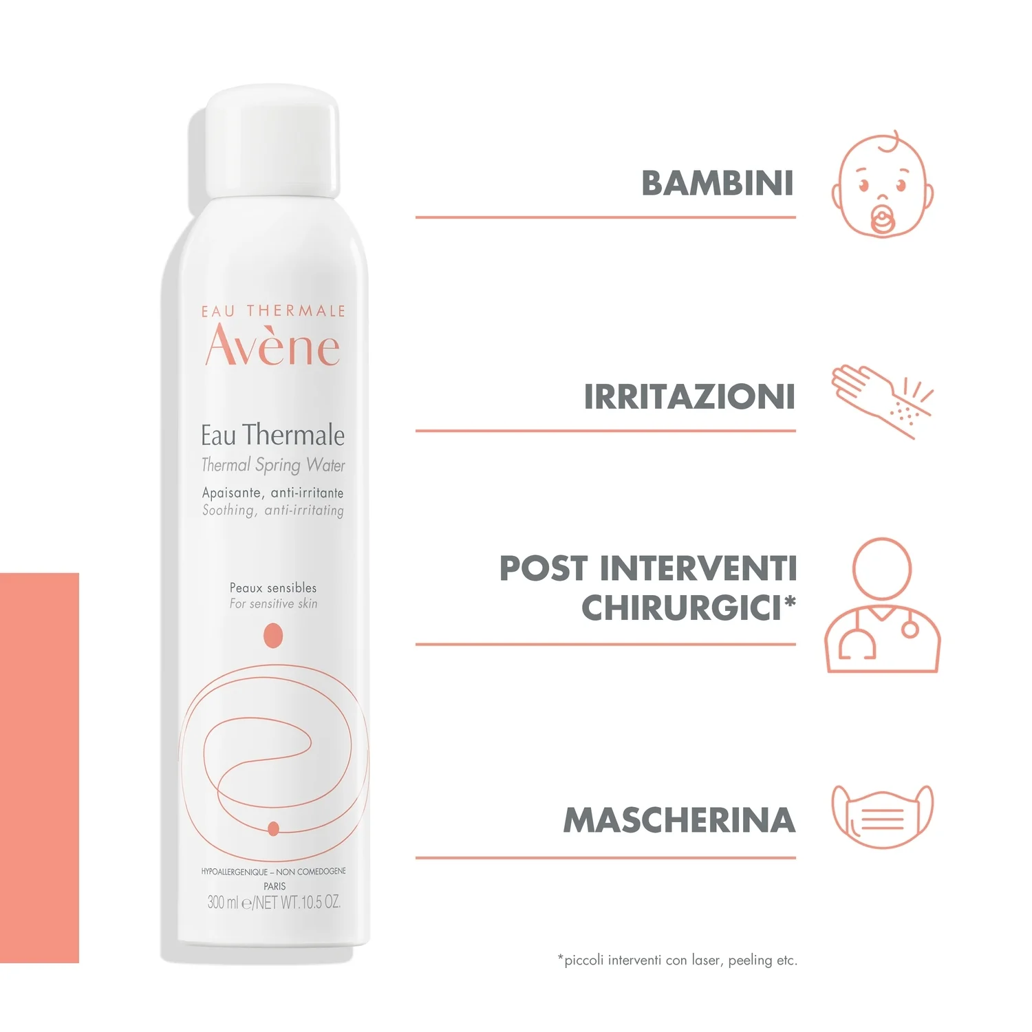 Spray de agua termal de Avène - Spray facial hidratante