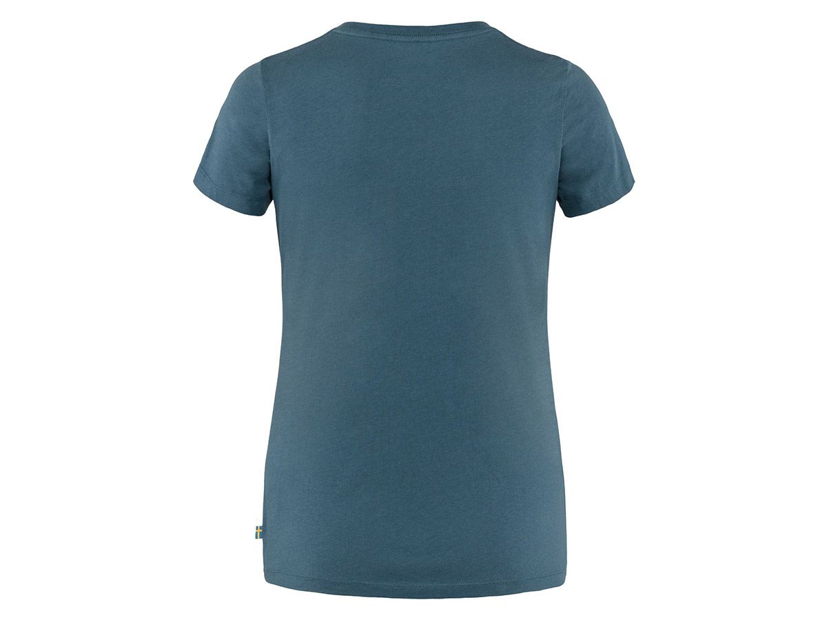 Fjällräven Logo Indigo Blue Damen T-Shirt
