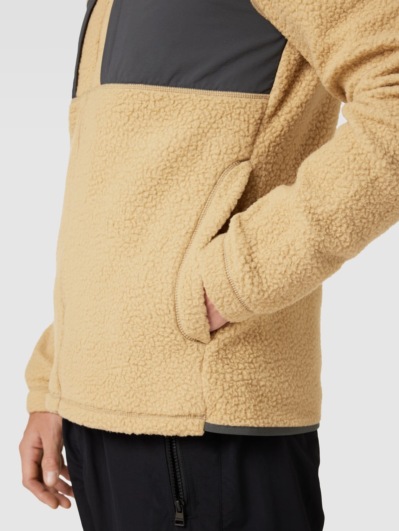 Fleecejacke mit seitlichen Eingrifftaschen Modell 'ATLANTA' in sand
