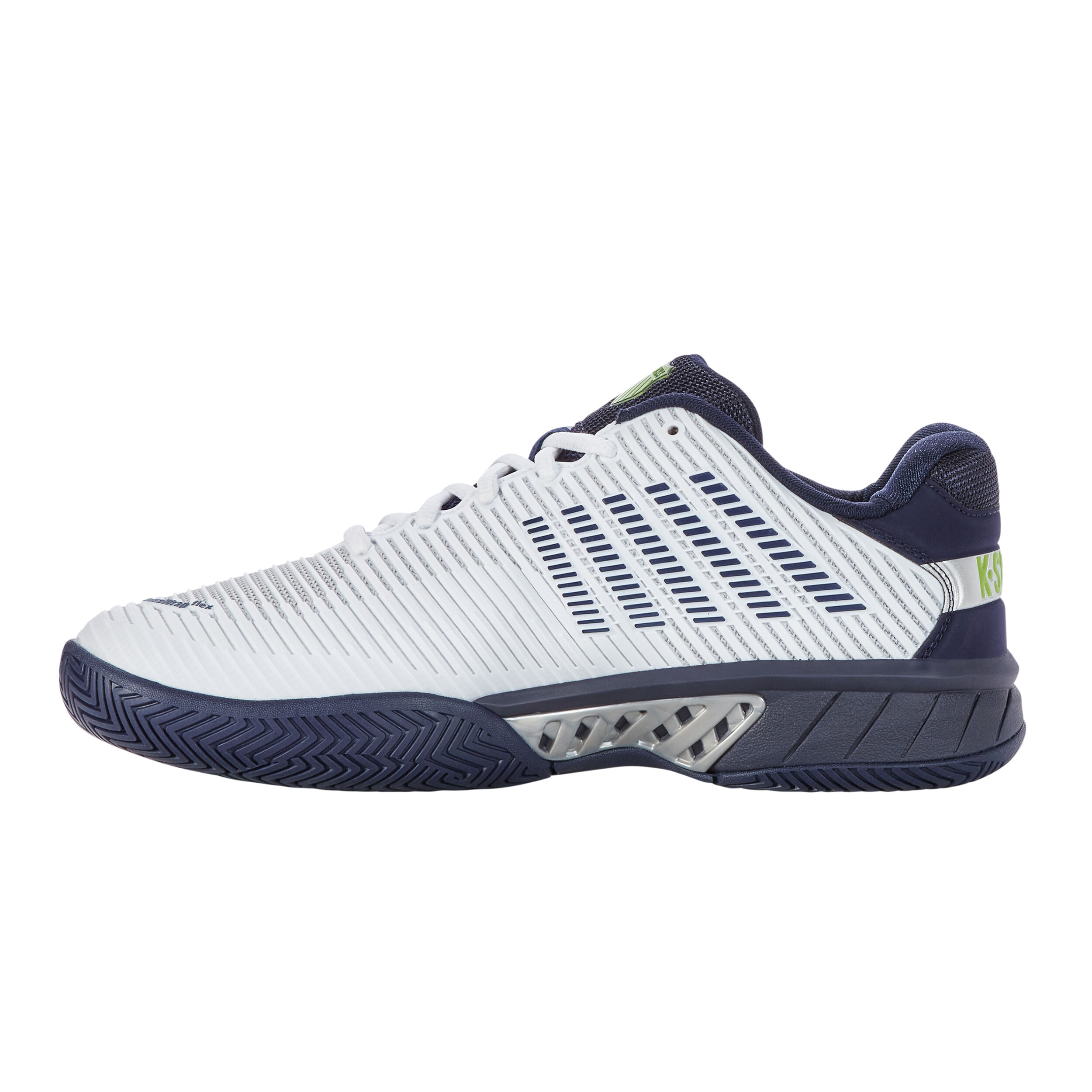 Hypercourt Express 2 Allcourtschuh Herren - Weiß, Dunkelblau