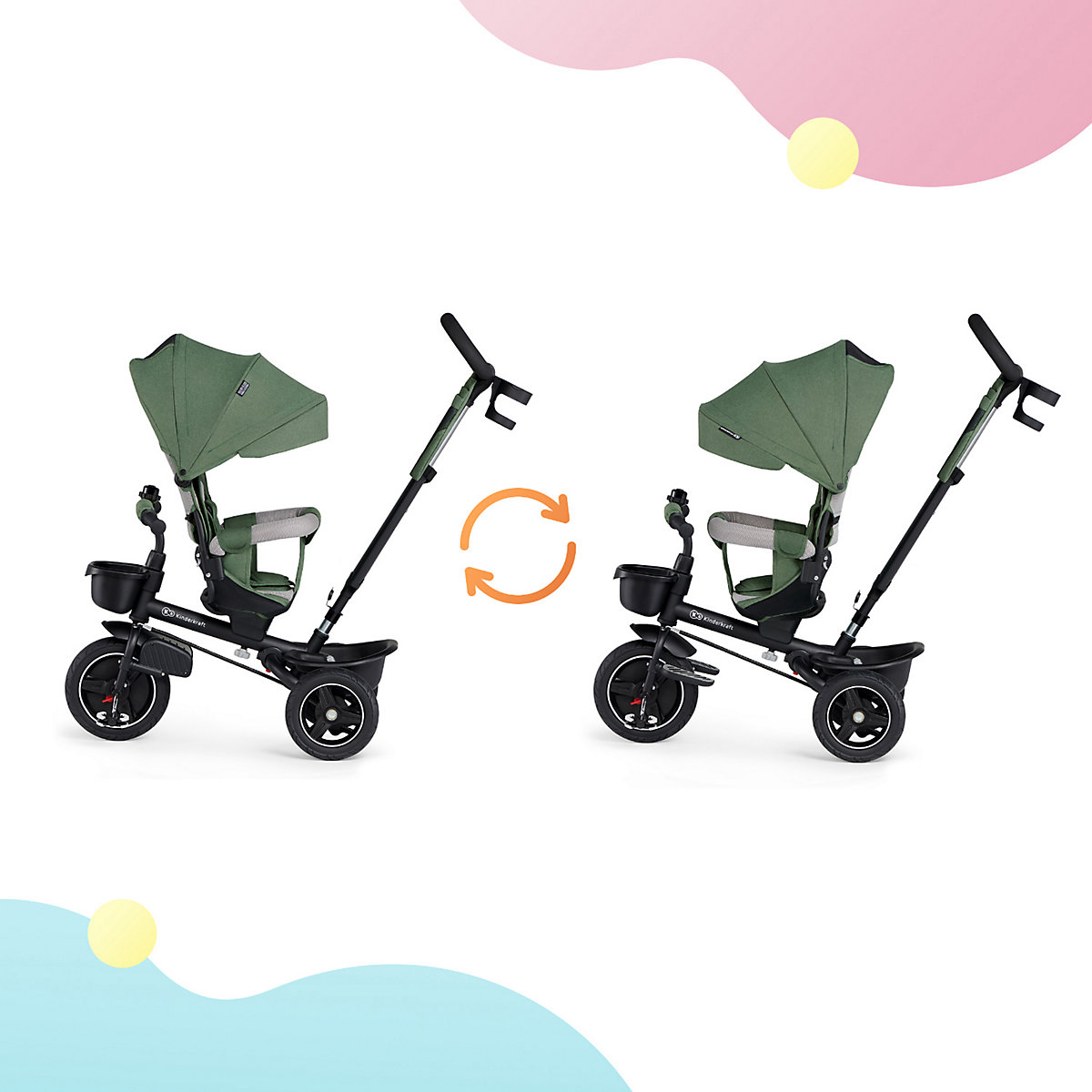 Dreirad SPINSTEP pastel green