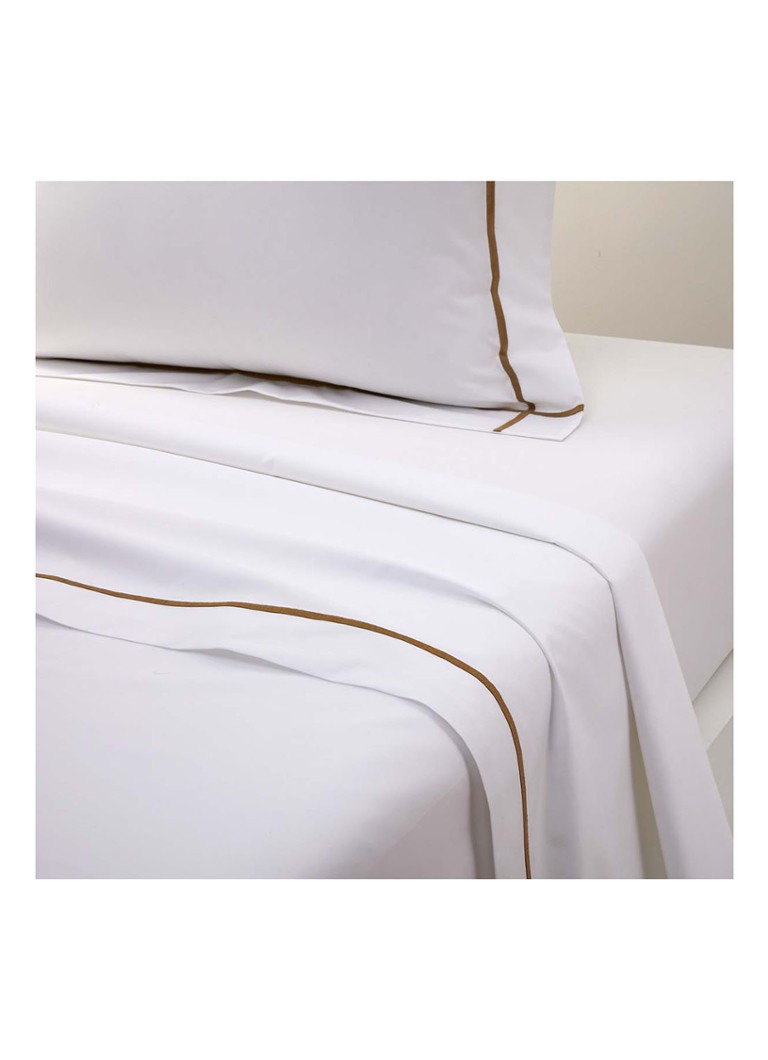 Yves Delorme Athena cotton percale sheet 500TC