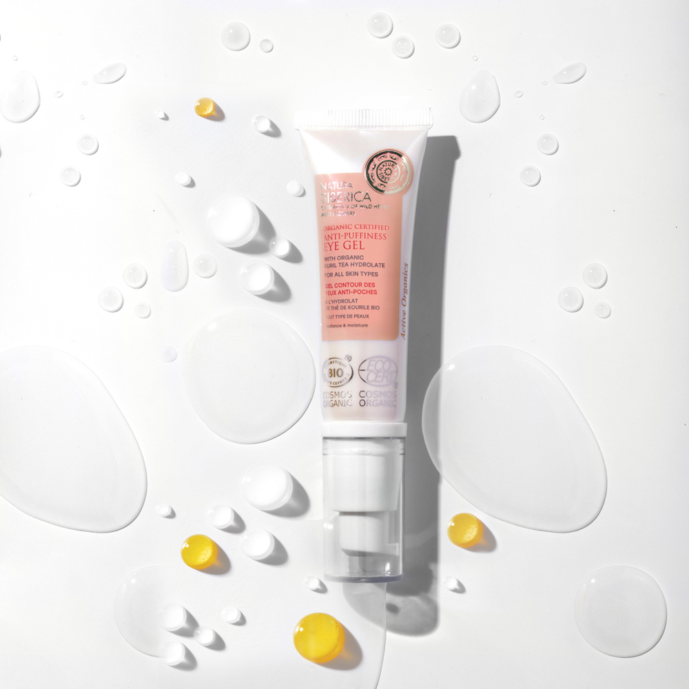 Natura Sibérica Gel Anti-Poches Tout Type de Peau Soin Contour des Yeux