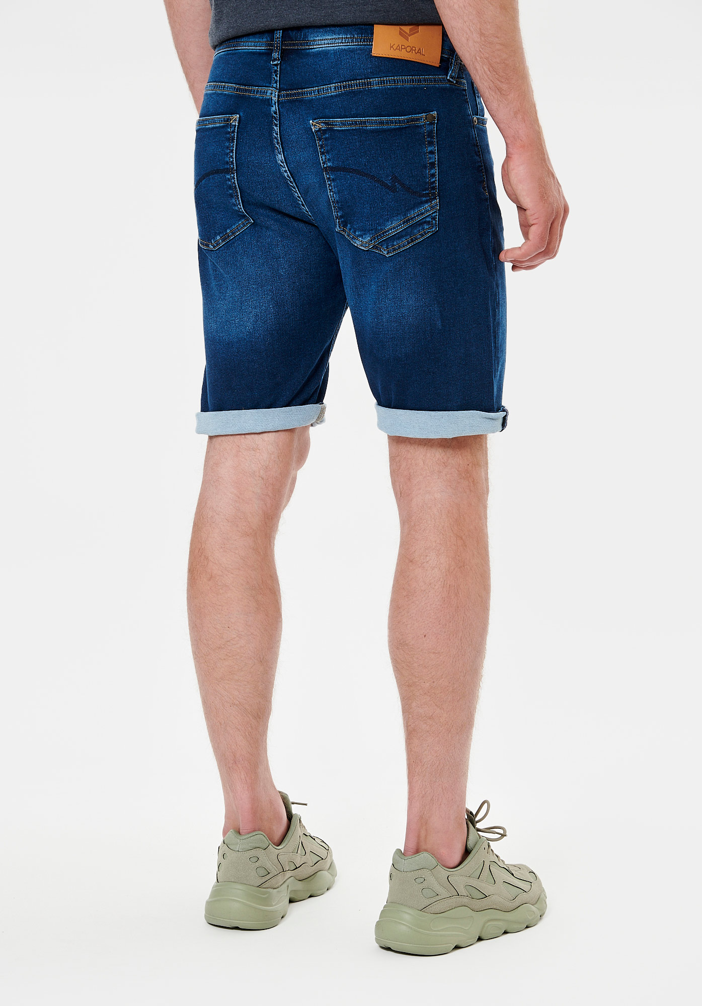 ELIX   Short bleu straight homme