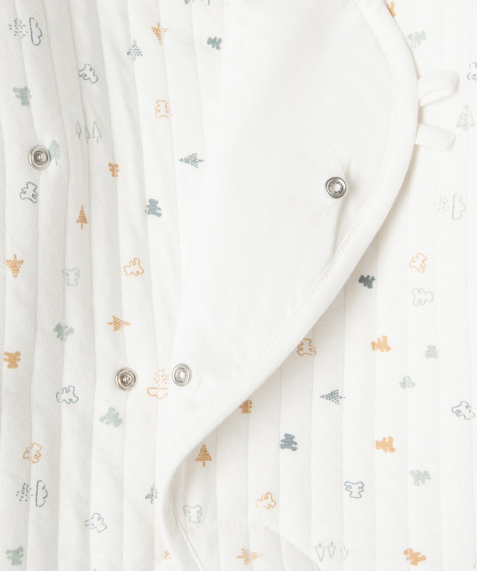 Ensemble bébé 2 pièces : combinaison et bonnet imprimés ... ecru | GEMO