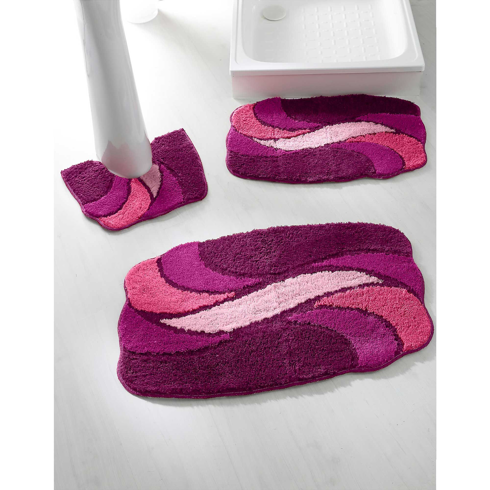 Tapis de bain pétales