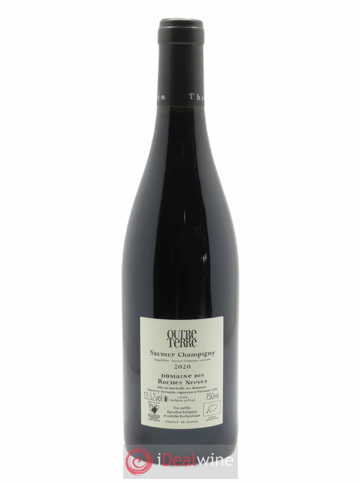 Saumur-Champigny Outre Terre Roches Neuves (Domaine des)  2020 - Lot de 1 Bouteille