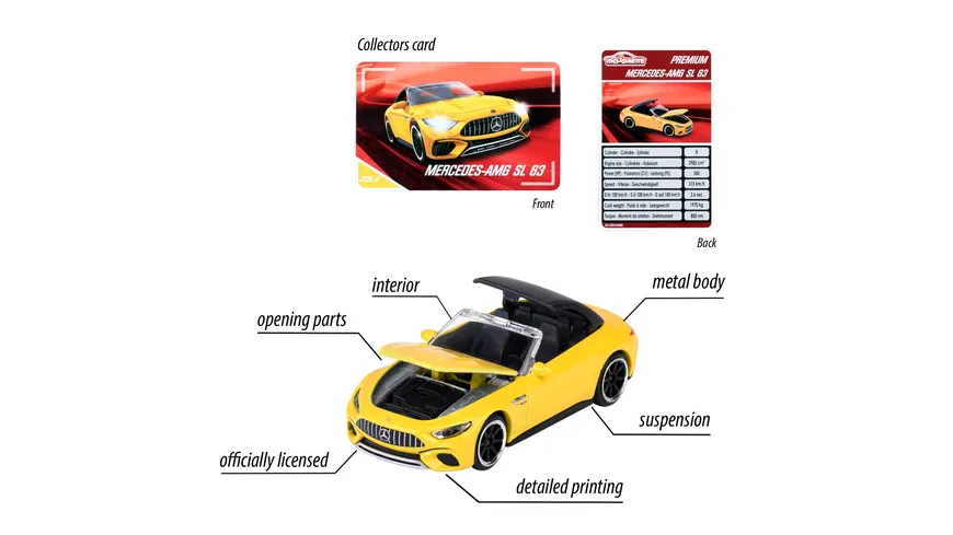 Majorette - Premium Cars Mercedes AMG SL 63