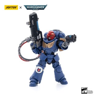 Warhammer 40k Actionfigur 1/18 Ultramarines Hellblasters Sergeant Ulaxes 12 cm