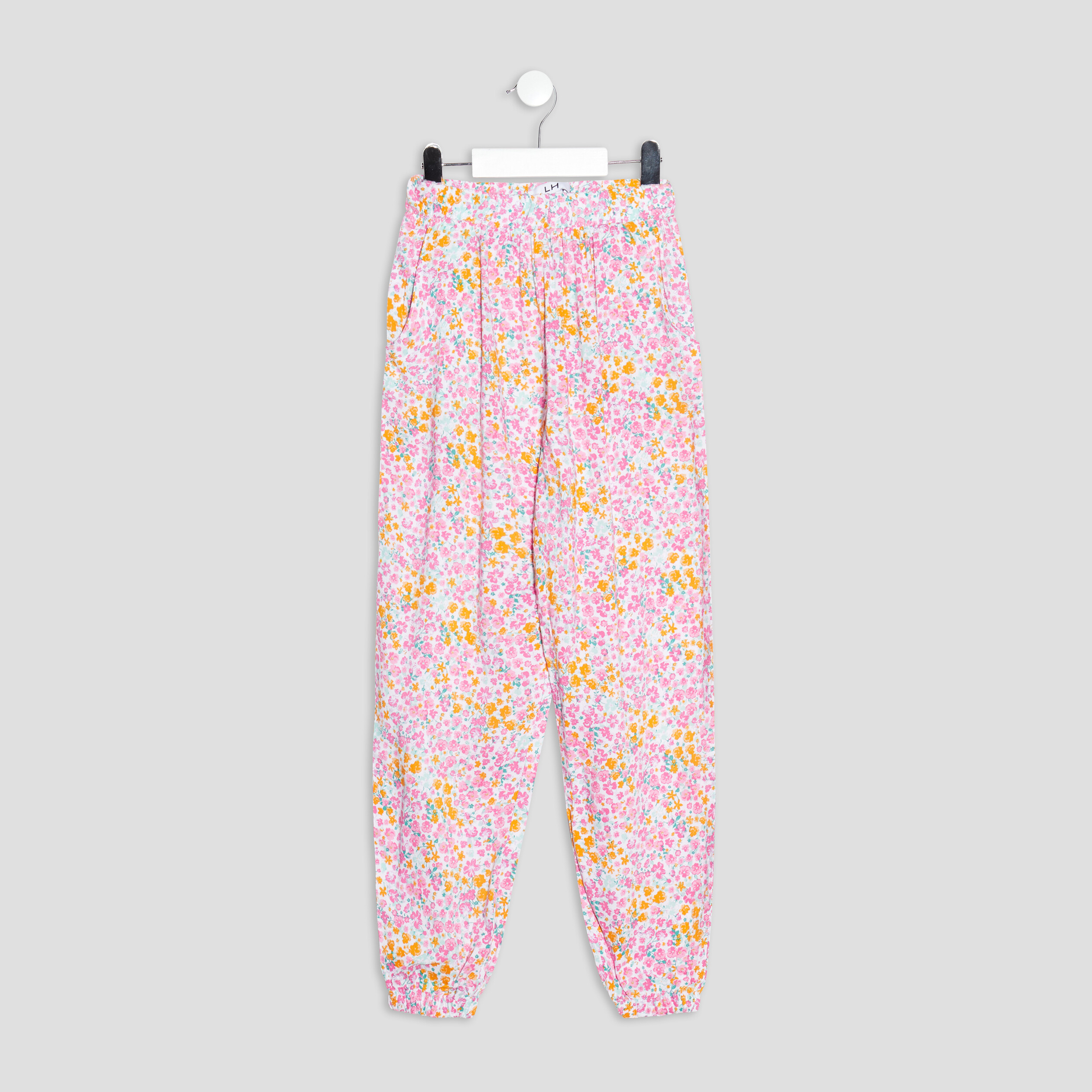 Pantalon droit fluide ecru fille | La Halle