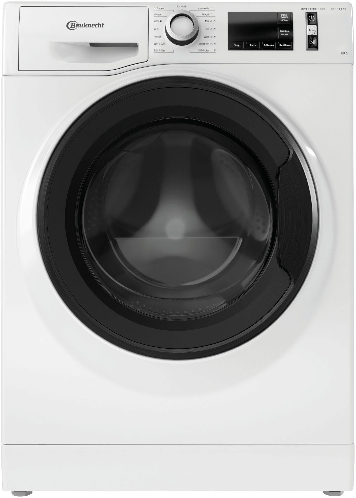 BAUKNECHT Waschmaschine SUPER ECO 8464A, 8 kg, 1400 U/min, 4 Jahre Herstellergarantie