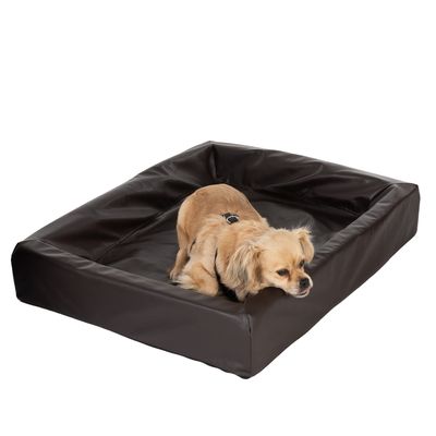 Das hygienische Hundebett Tabak