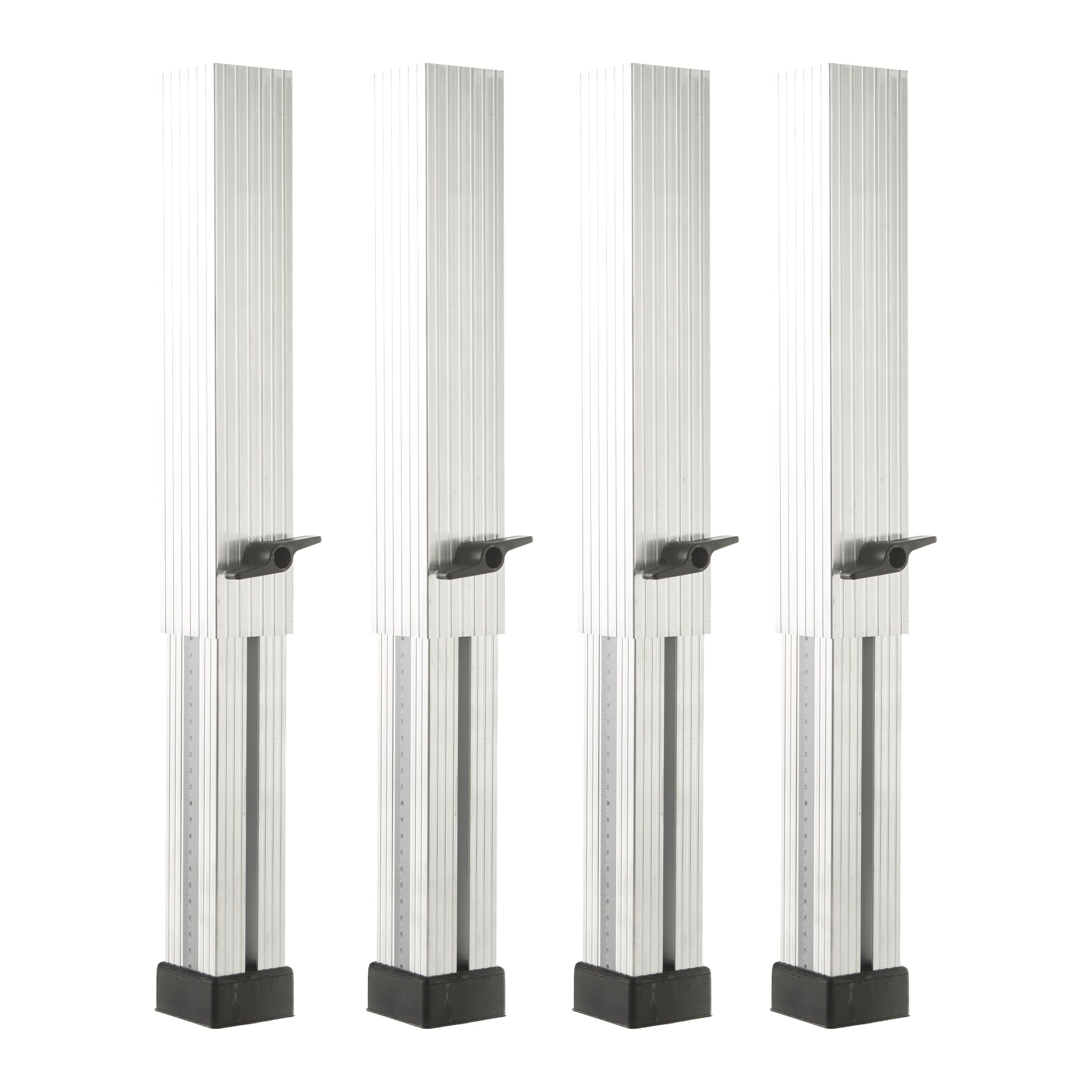 lightmaXX Gerüst, ALU-STAGE Teleskopfüße Vario 4x Teleskopfuß 40-60cm