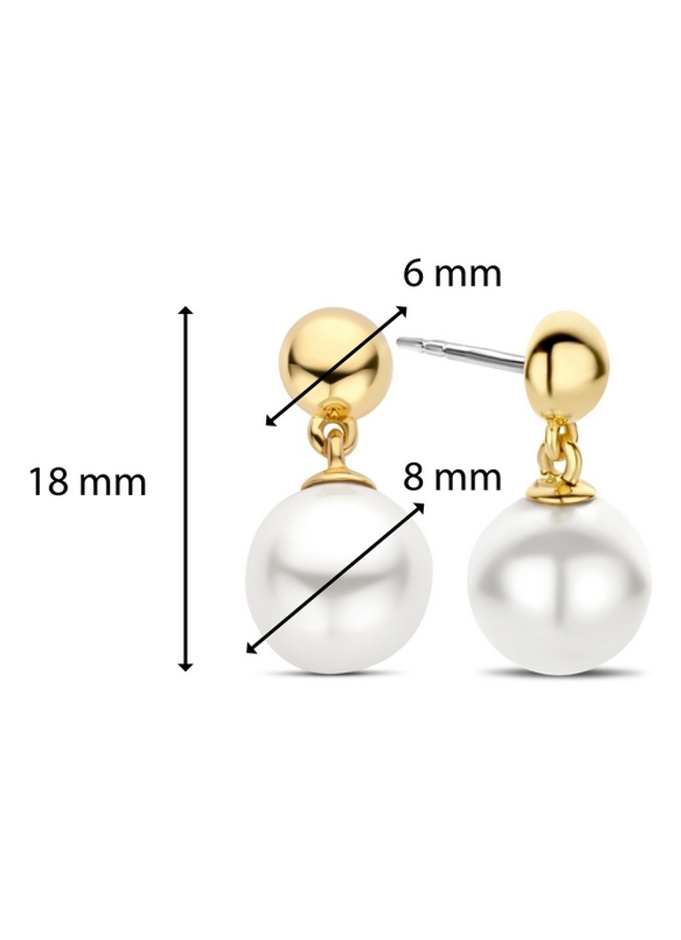TI SENTO - Milano Earrings gilded 7912YP
