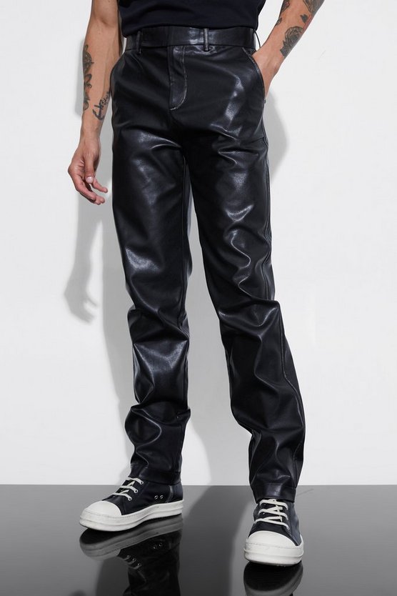 PU-Hose mit geradem Bein