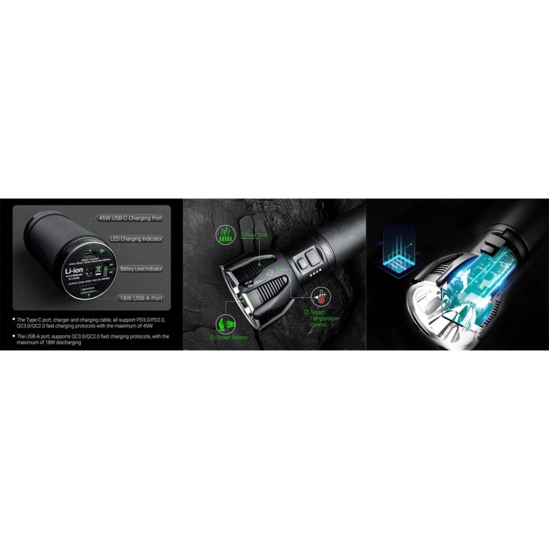 Nextorch – Saint Torch 30C – wiederaufladbare 15.000 Lumen LED
