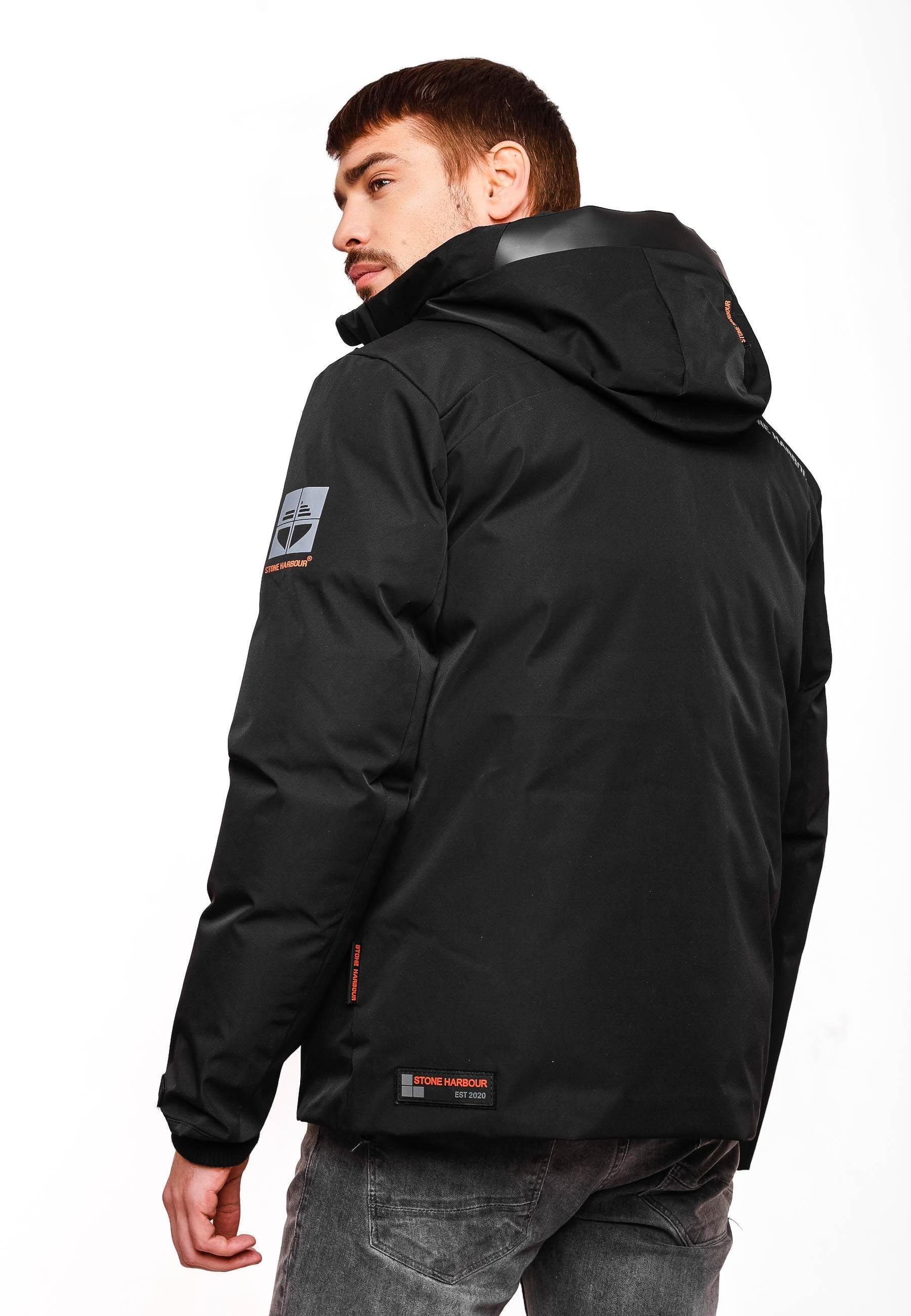 Stone Harbour Outdoorjacke Moagaa Sportliche, wasserdichte Winterjacke mit Kapuze