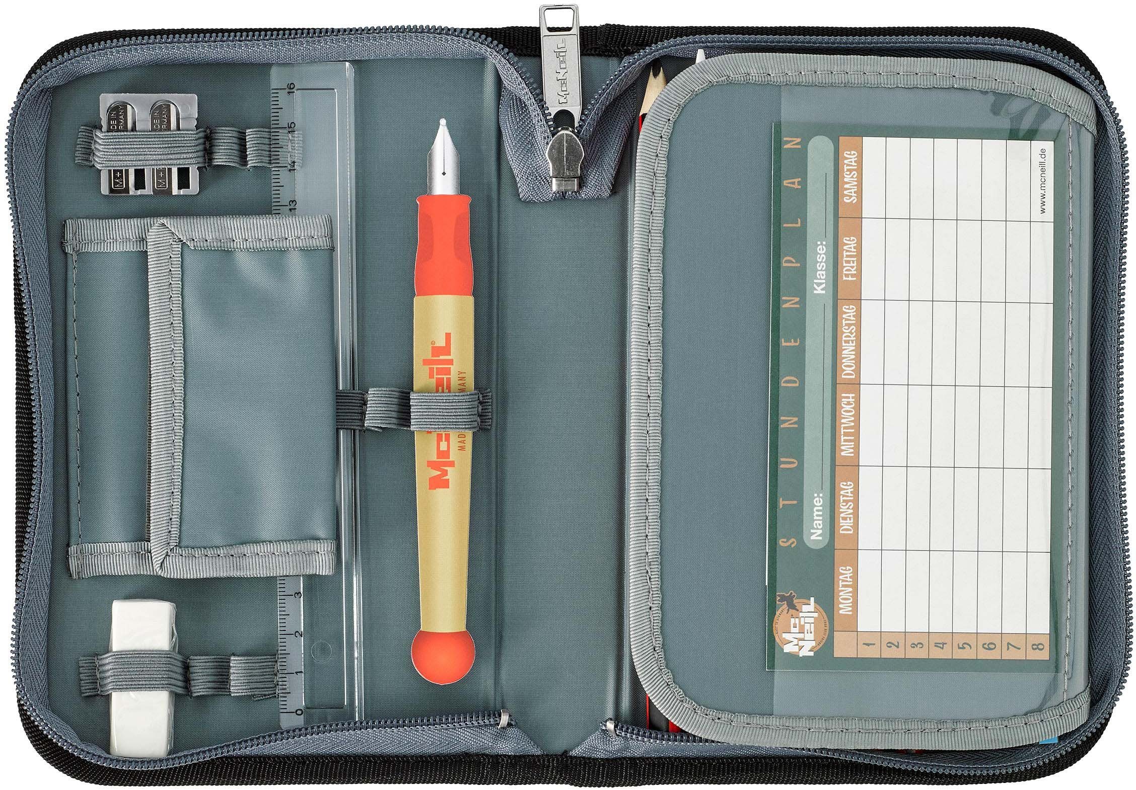 McNeill Federmäppchen Etui gefüllt Techno