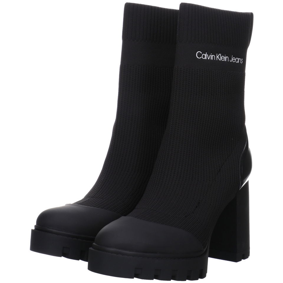 Calvin Klein Platform Knit Sock Boots