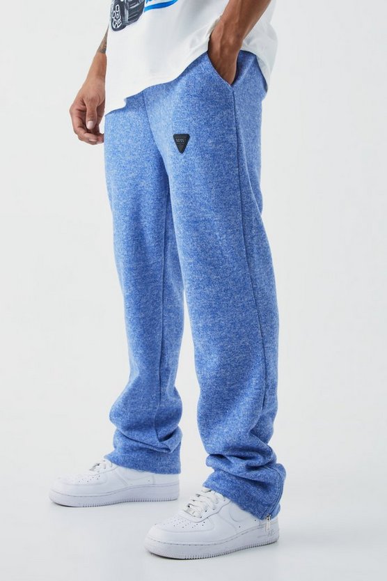 Recycelte Jogginghose mit geteiltem Saum