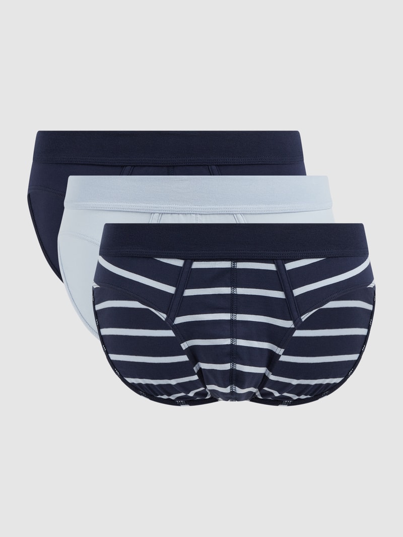 Slip im 3er-Pack in marineblau
