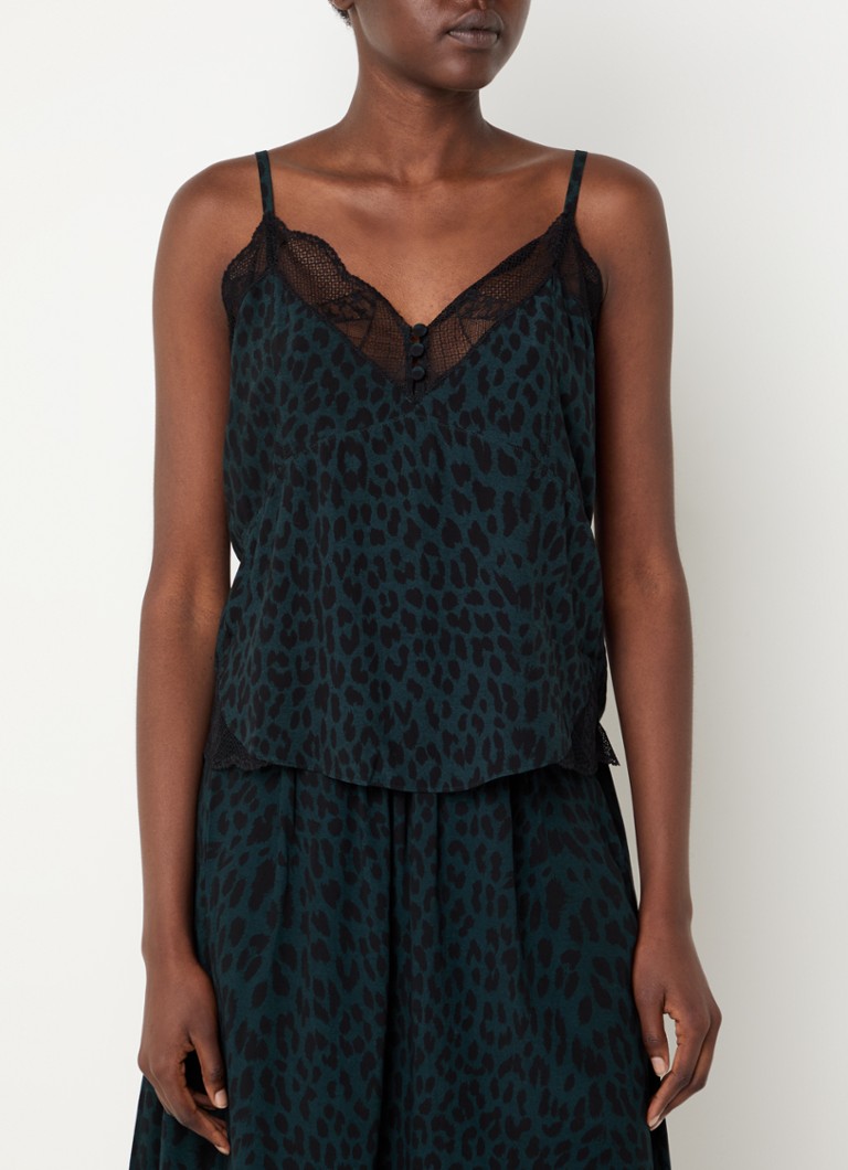 Zadig&Voltaire Cyoko top with lace details