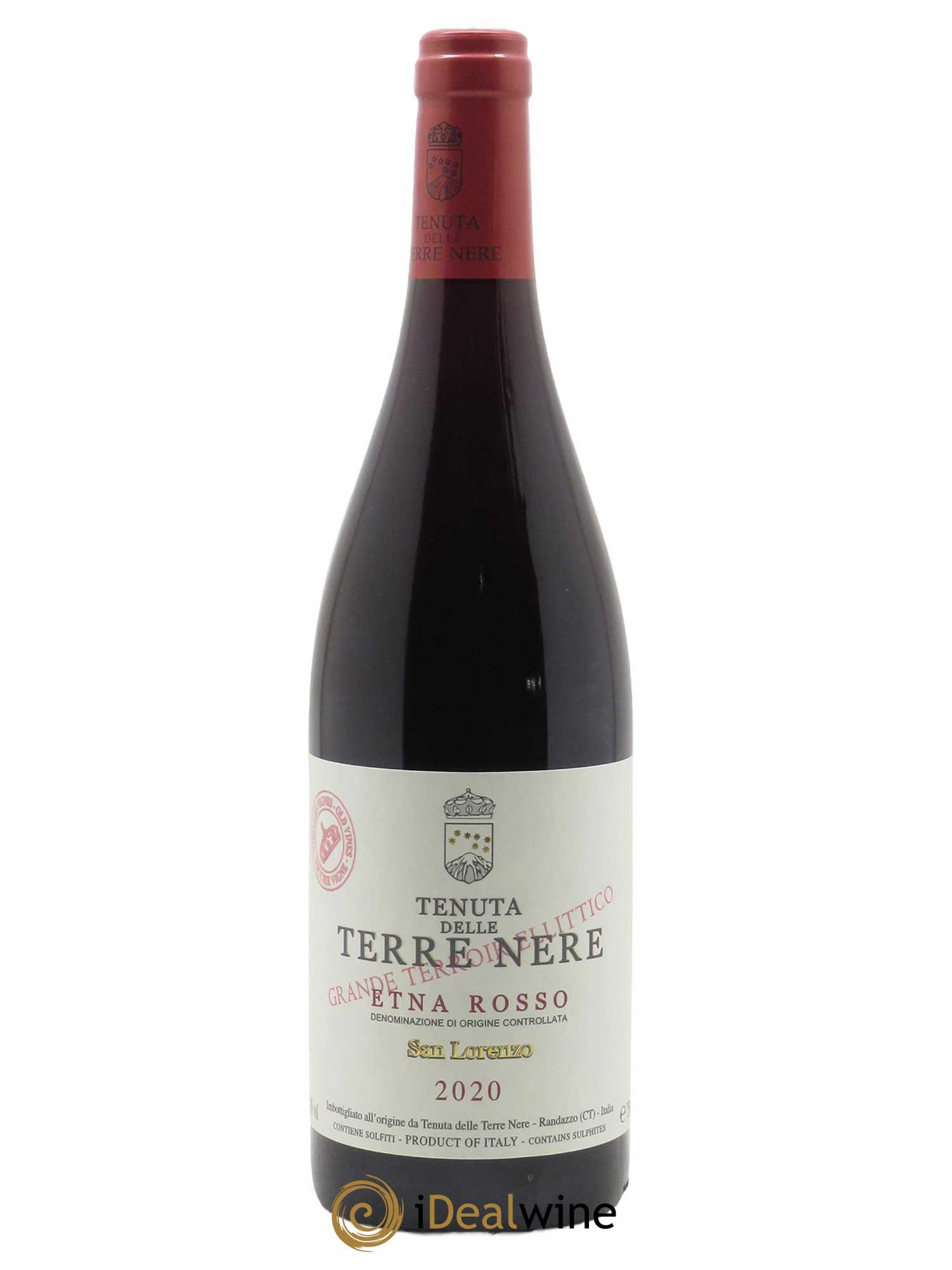 Etna Rosso DOC Tenuta delle Terre Nere San Lorenzo  2020 - Lot de 1 Bouteille