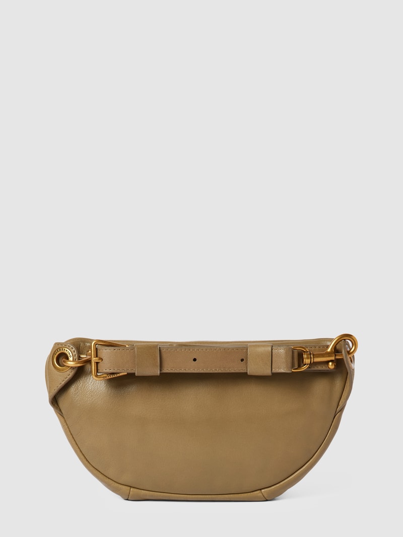 Crossbody Bag aus Leder Modell 'Tavia' in schlamm