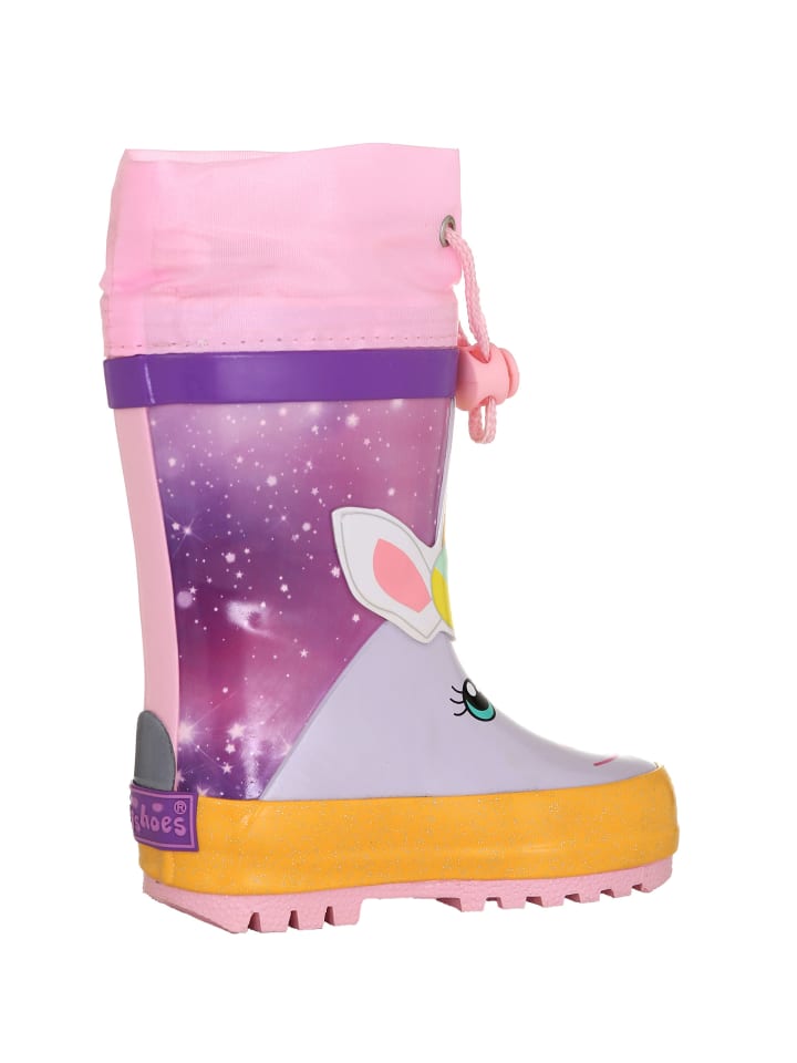 Playshoes Gummistiefel Einhorn in Flieder günstig kaufen