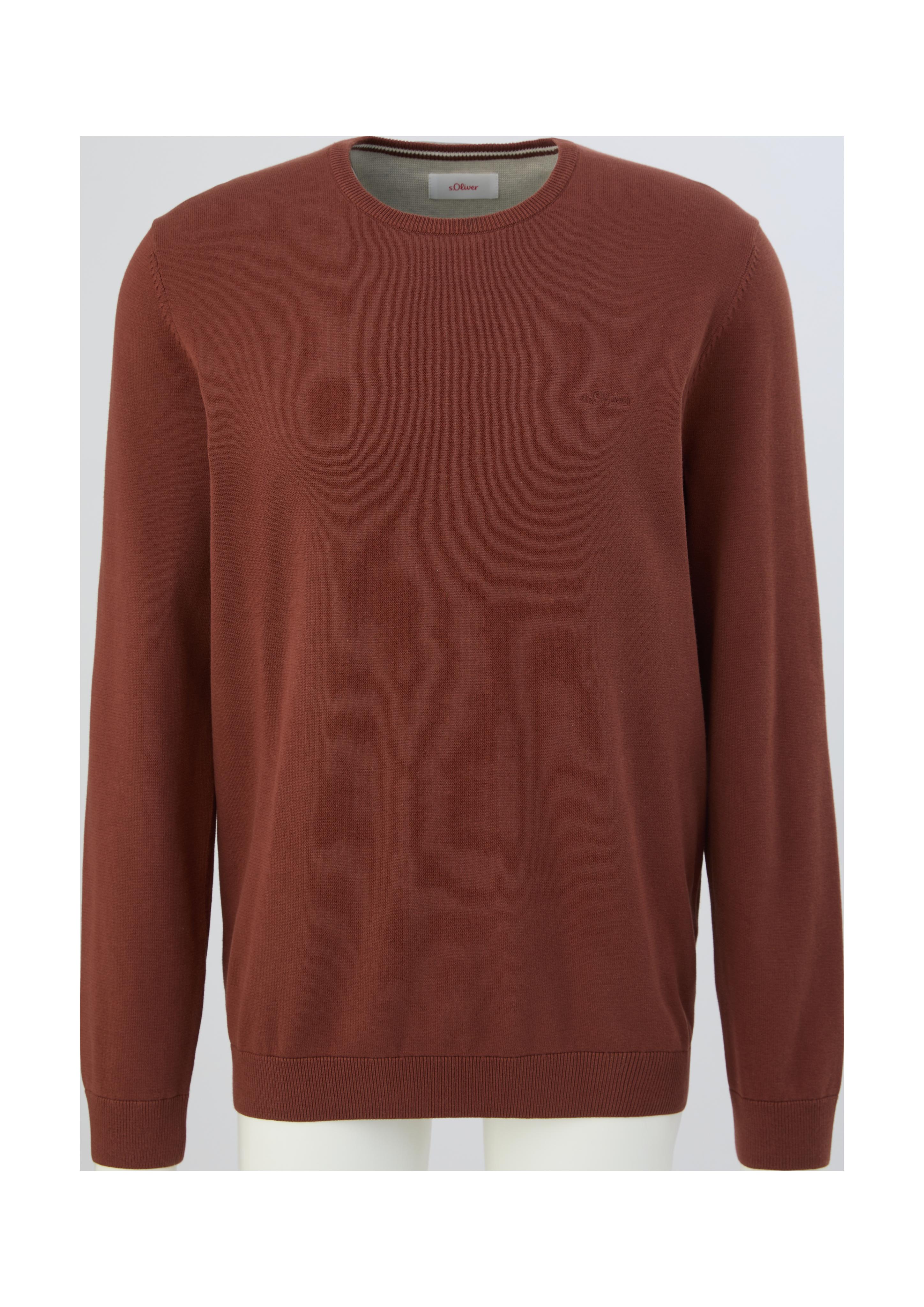 Strickpullover mit Logo-Stickerei  2124547-8788