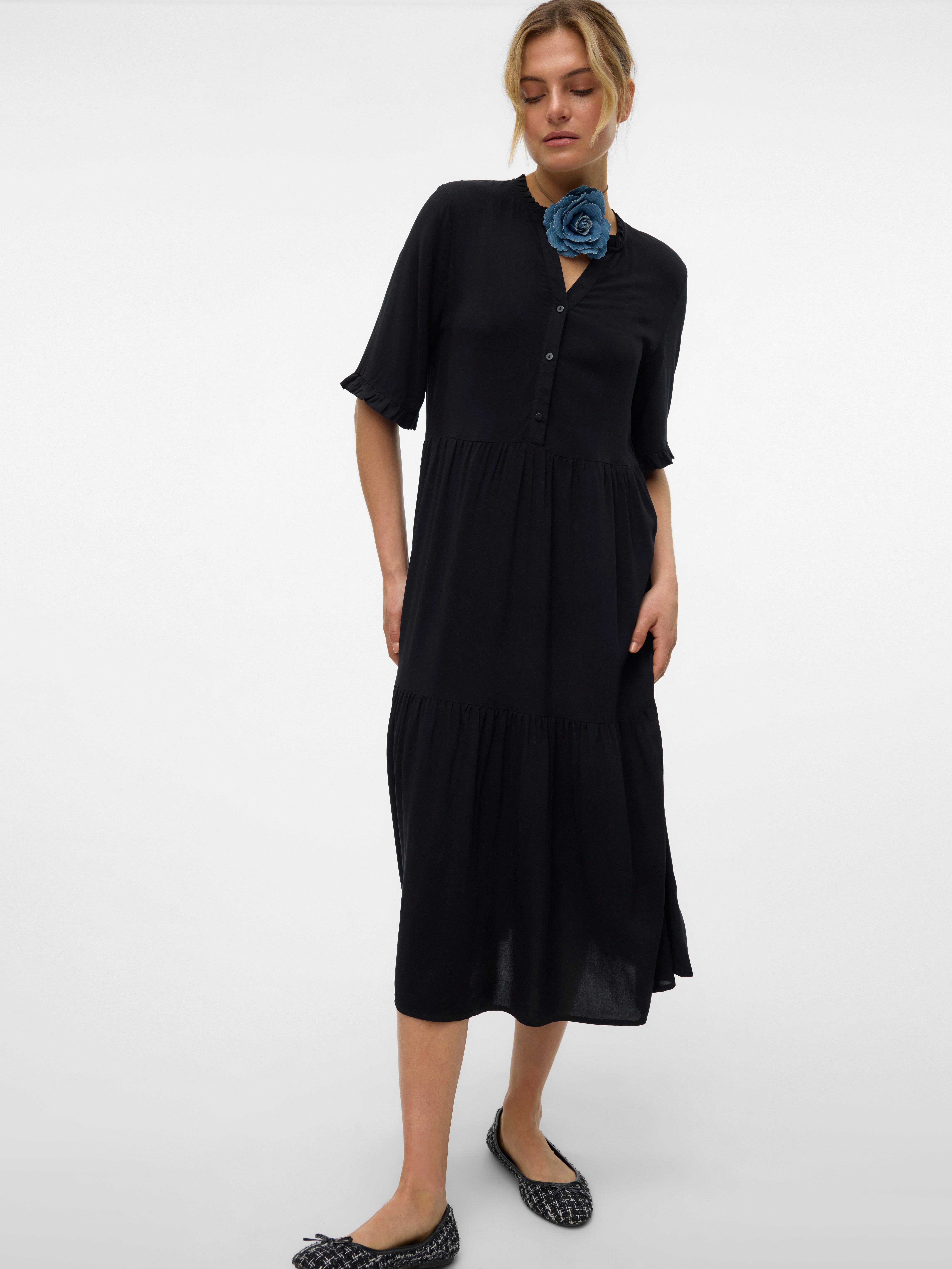 VMEASY Langes Kleid